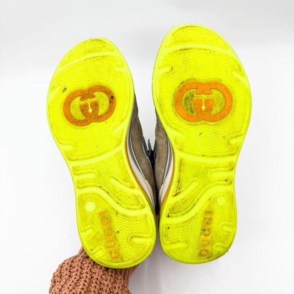 Gucci GG Sneakers Trainers Logo Grey Ultrapace Trainers EU 39.5 US 9.5 - Picture 9 of 10